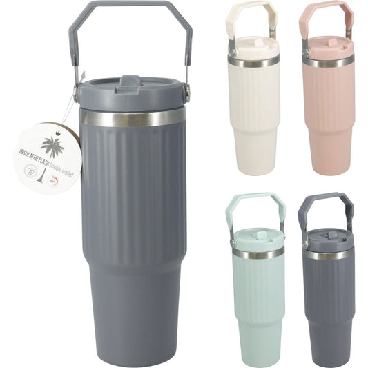Edelstahl Thermoskanne 900 ML 24 CM 4 Farben - tinkie.de