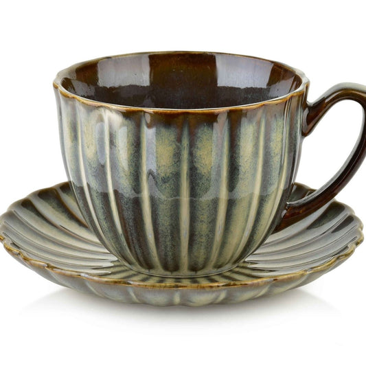 Evie Green Tasse mit Untertasse 300 ml - tinkie.de
