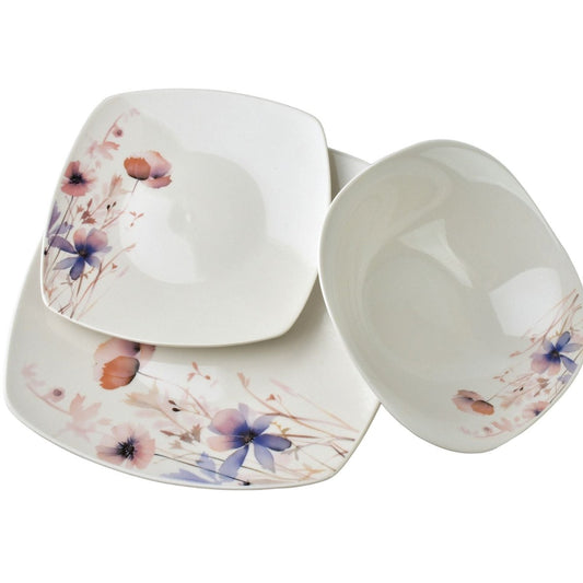 LEA Delicate 18 teiliges Geschirrset Schüssel 16 cm 500 ml / 18 cm / 24 cm - tinkie.de