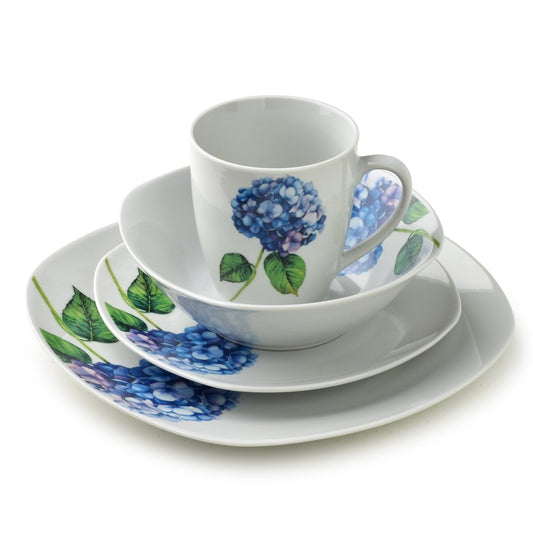 LEA Purple 16 teiliges Geschirrset Becher 370 ml / Schüssel 500 ml 17/19 5/25 5 cm - tinkie.de