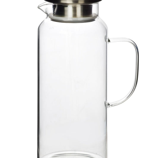 Modern Kitchen Krug mit Deckel aus Borosilikatglas 1 9 l - tinkie.de
