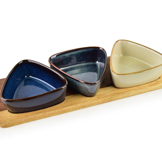 Modern Kitchen Schneidebrett mit 3 Schalen () 100 ml - tinkie.de