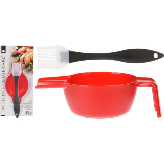 Pinsel mit 200 ml Farbschale anthrazit - tinkie.de