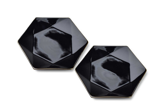 Ralph Black Set mit 2 Desserttellern - tinkie.de