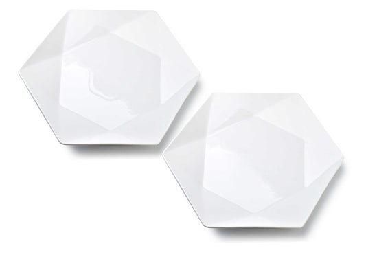 Ralph White Set mit 2 flachen Tellern - tinkie.de