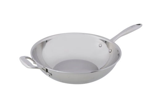 Authentischer Wok aus hochwertigem Edelstahl - Wok - tinkie.de
