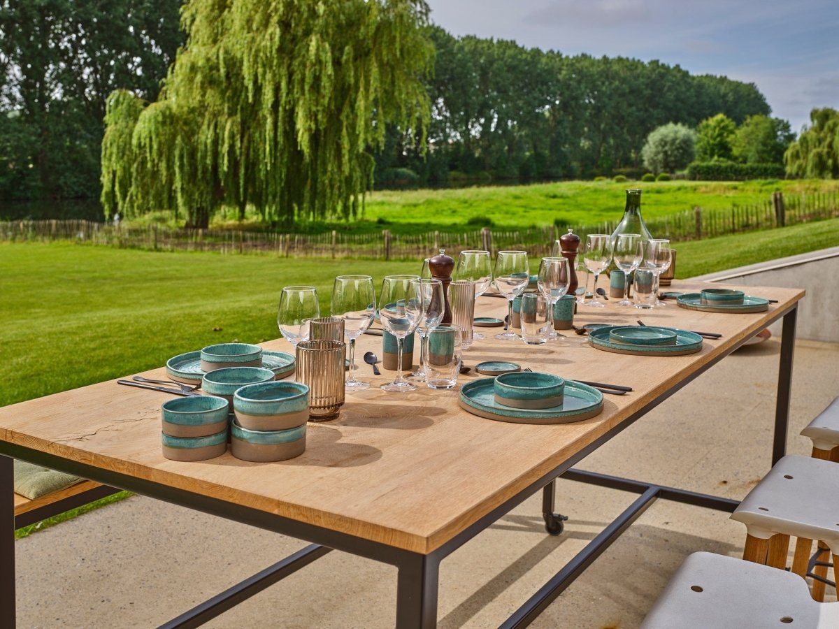 Basalt Ocean Green Teller Flach DESIGN BY CHARLOTTE - Teller - tinkie.de